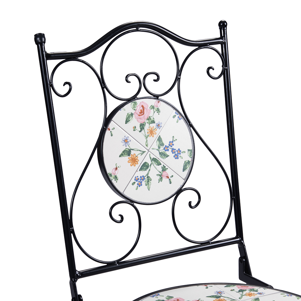 Retha Mosaic Dining Set (4 Seater) - Image 12