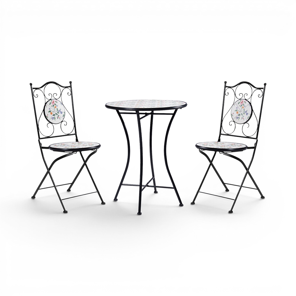 Nikole Mosaic Bistro Set (2 Seater) - Image 2
