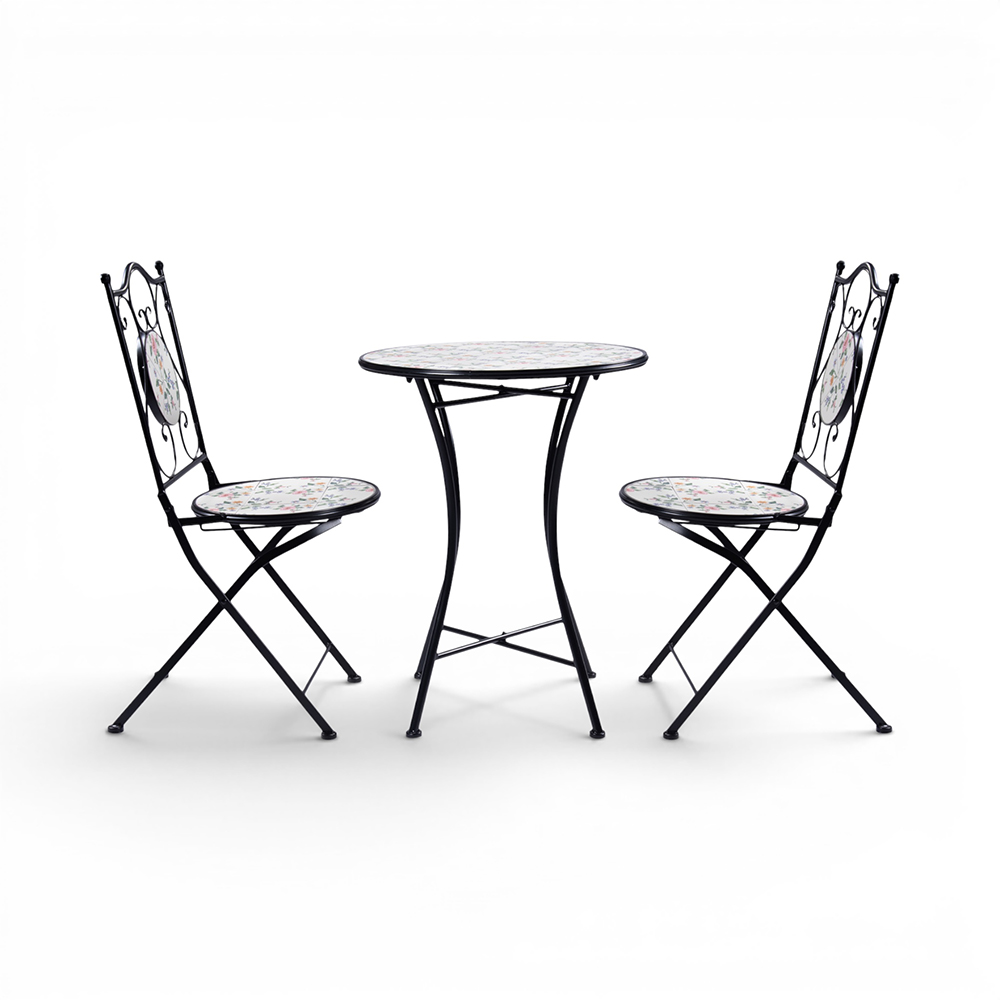 Nikole Mosaic Bistro Set (2 Seater) - Image 3