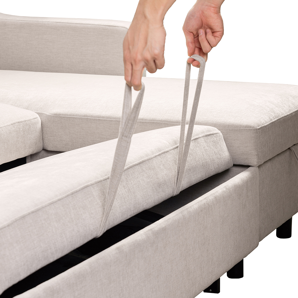 Sher Reversible L Shape Sofa Bed - Image 12