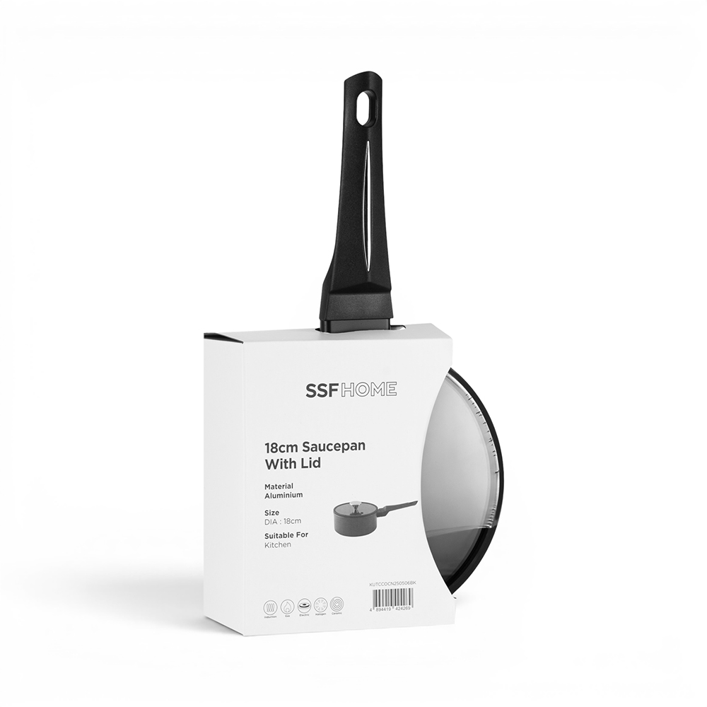 Saucepan with Lid (Dia. 18cm) - Image 12