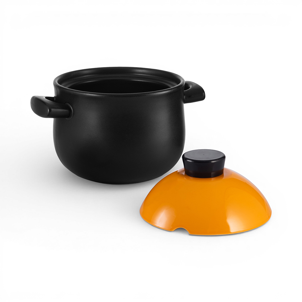 Ceramic Casserole Pot with Lid - Image 2