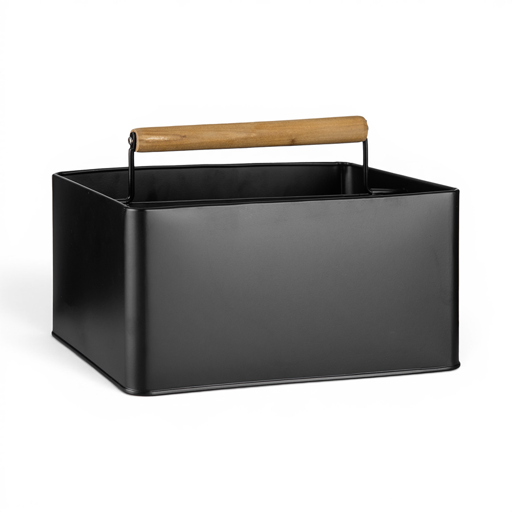 Utensil Holder with Wooden Handle (H18cm)
