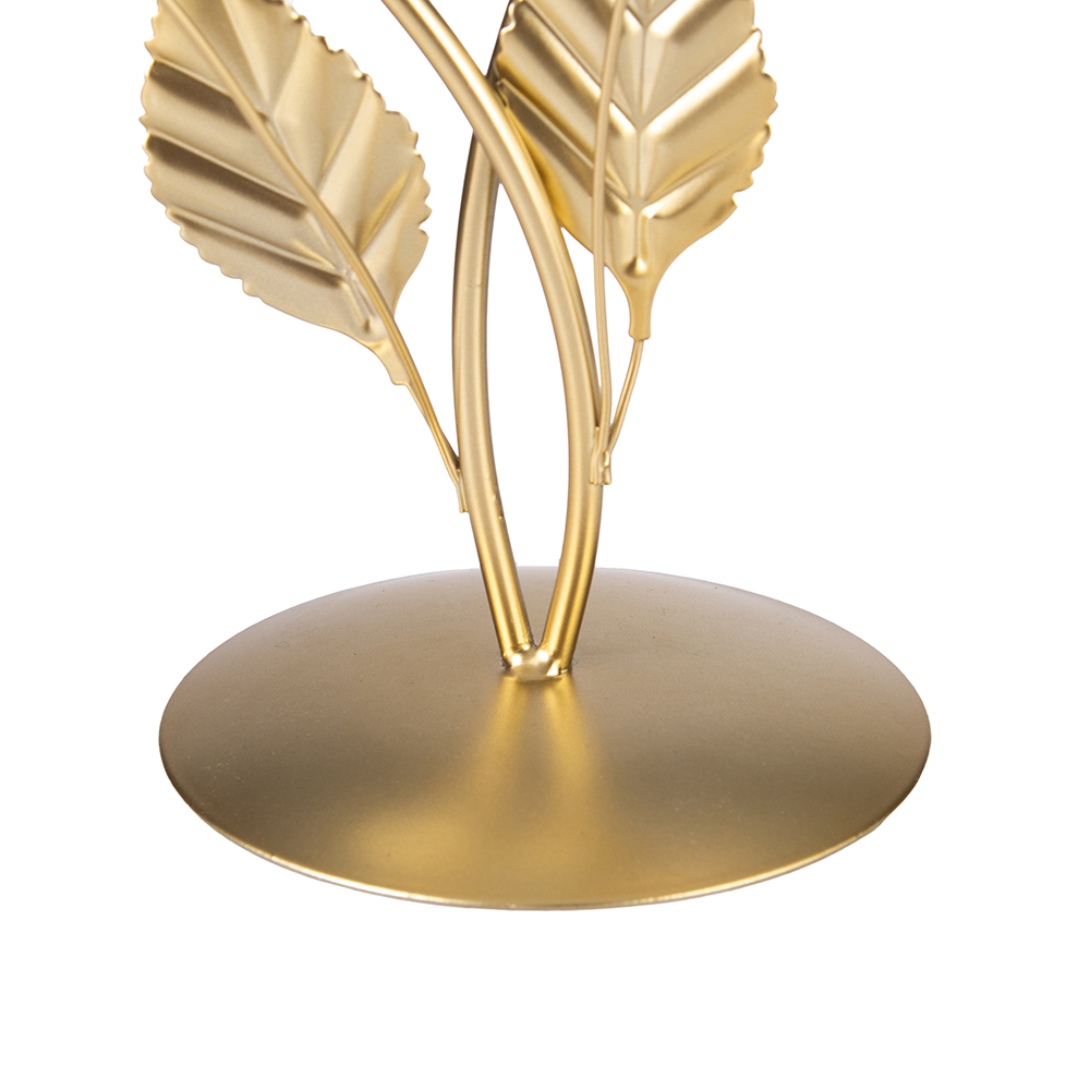 Glass Flower Candle Holder (H35cm) - Image 6