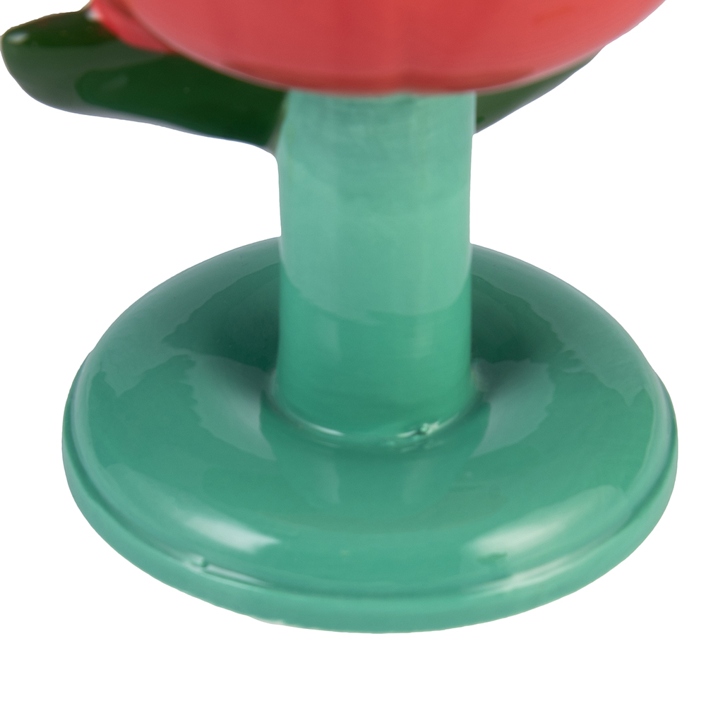 Ceramic Flower Candle Holder (H14cm) - Image 8