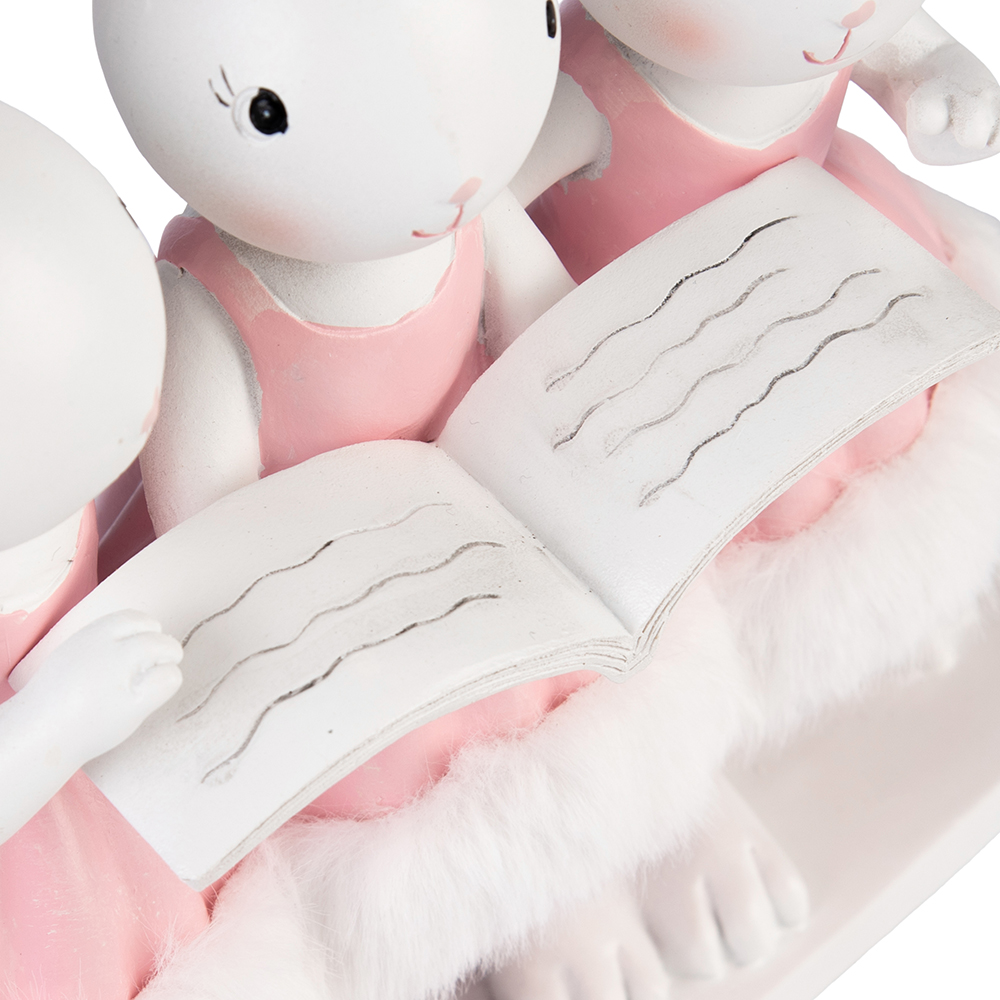 Resin Rabbit Reading (H27cm) - Image 5