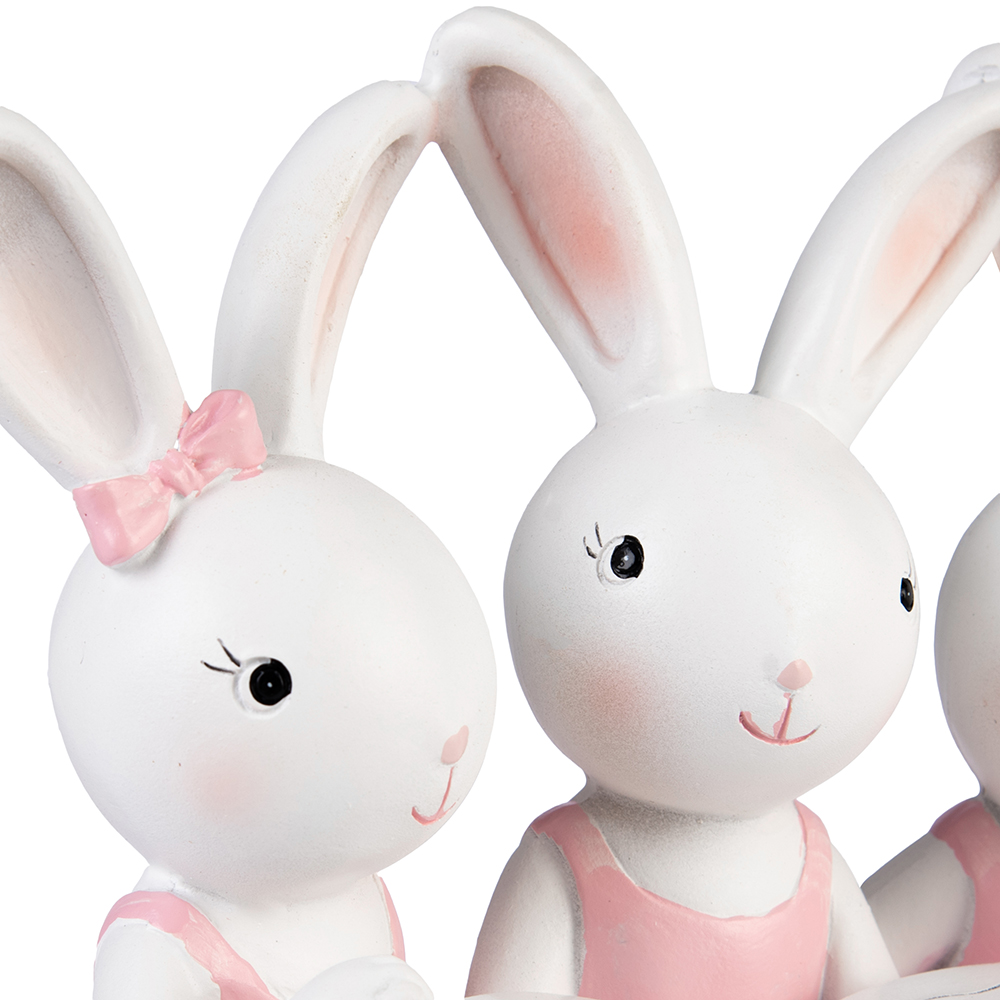 Resin Rabbit Reading (H27cm) - Image 4