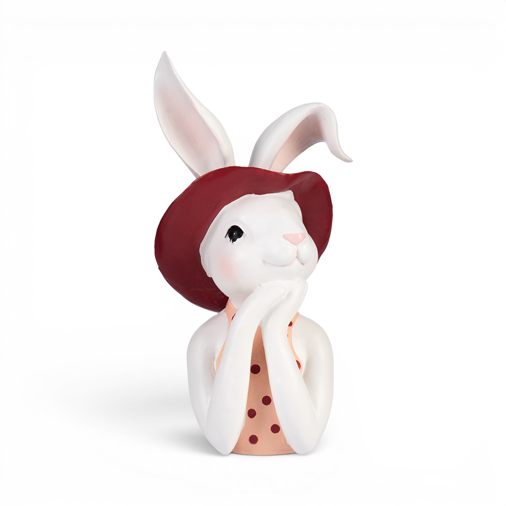 Thinking Rabbit Bust (Set of 2) - Image 4