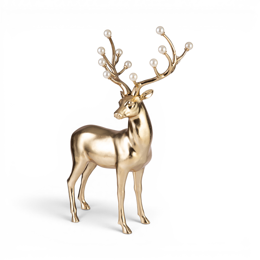 Deer with Pearl Antlers (Set of 2) - Image 3