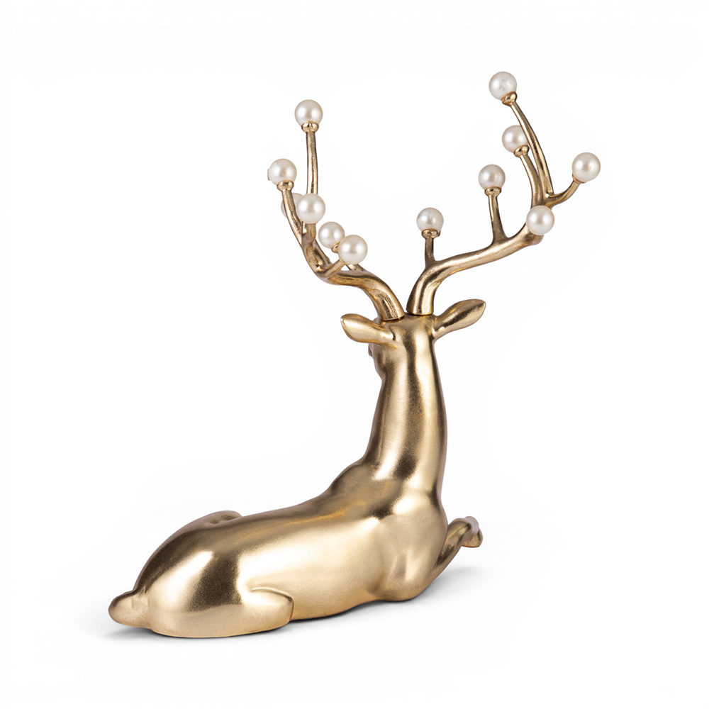 Deer with Pearl Antlers (Set of 2) - Image 8
