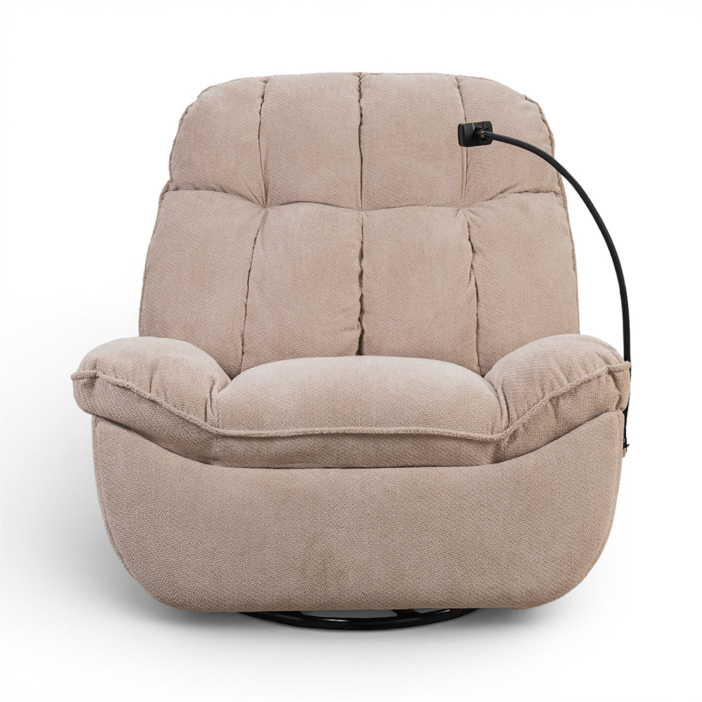 Weis Swivel Rocker Recliner with Phone Holder - Image 4
