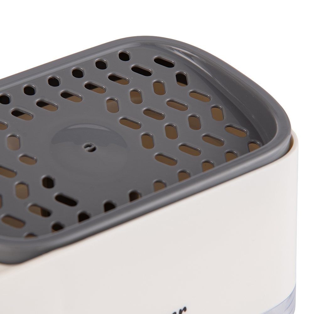 Dish & Hand Soap Dispenser with Sponge Holder (H14.5cm) - Image 10