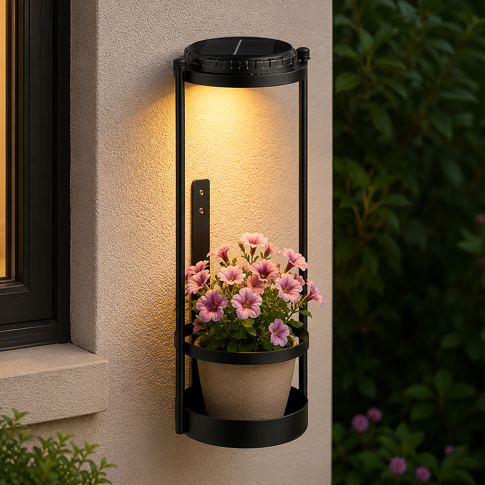 Uhome Solar Power Flower Stand Wall Hanging (H41.5cm) - Image 17