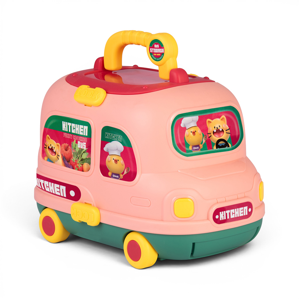 2 In 1 Kitchen Set Storage Bus - Image 9