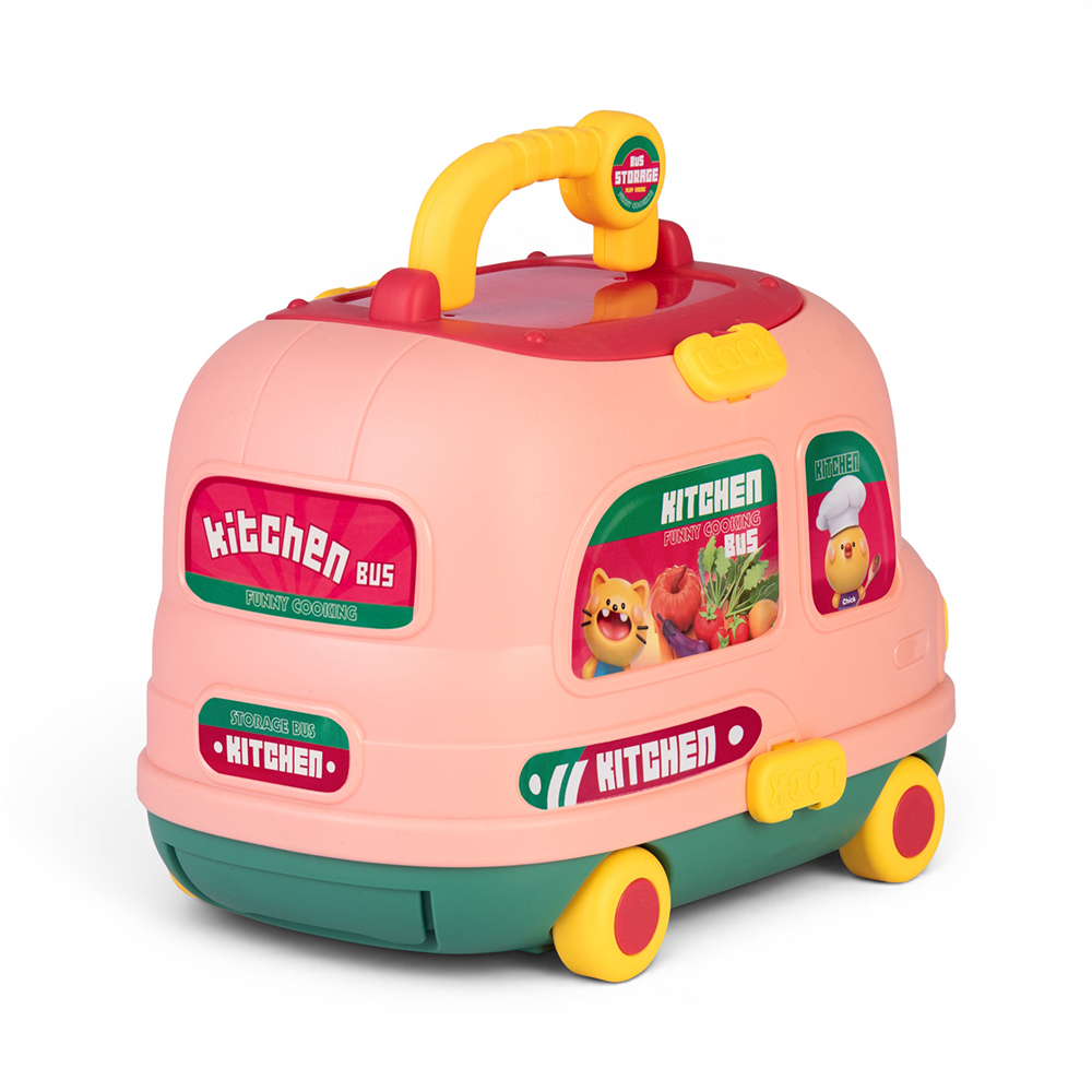 2 In 1 Kitchen Set Storage Bus - Image 10