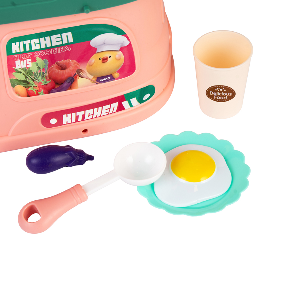 2 In 1 Kitchen Set Storage Bus - Image 13