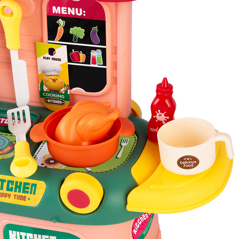 2 In 1 Kitchen Set Storage Bus - Image 14