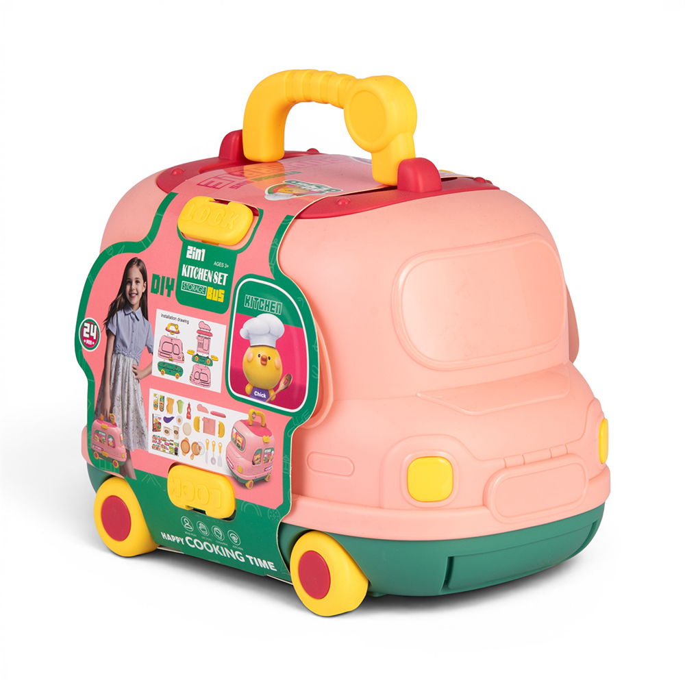 2 In 1 Kitchen Set Storage Bus - Image 11