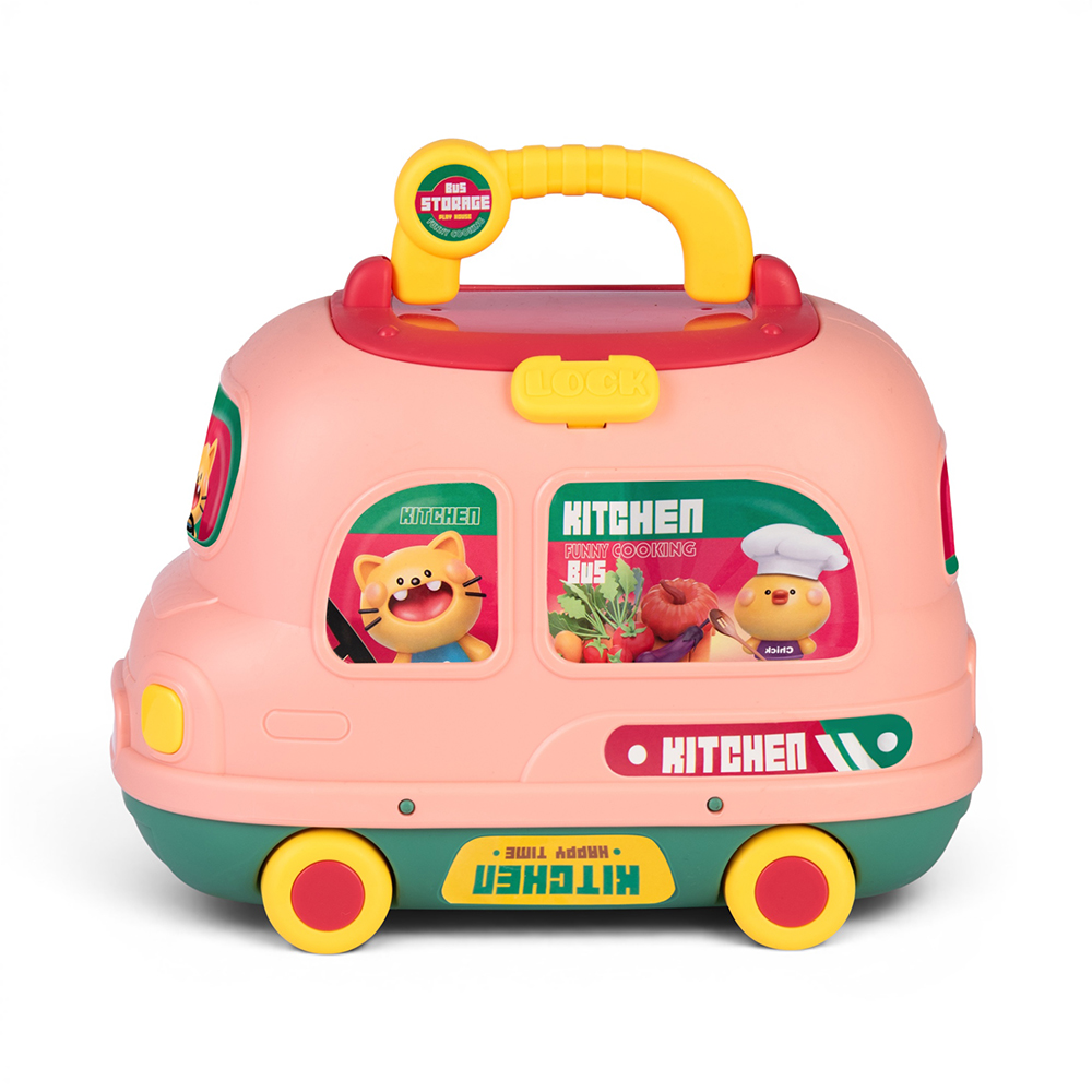2 In 1 Kitchen Set Storage Bus - Image 8