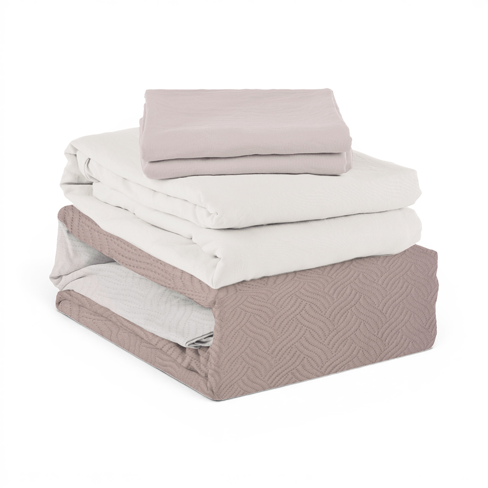 Queen Fitted Sheet & Comforter Set - Image 3