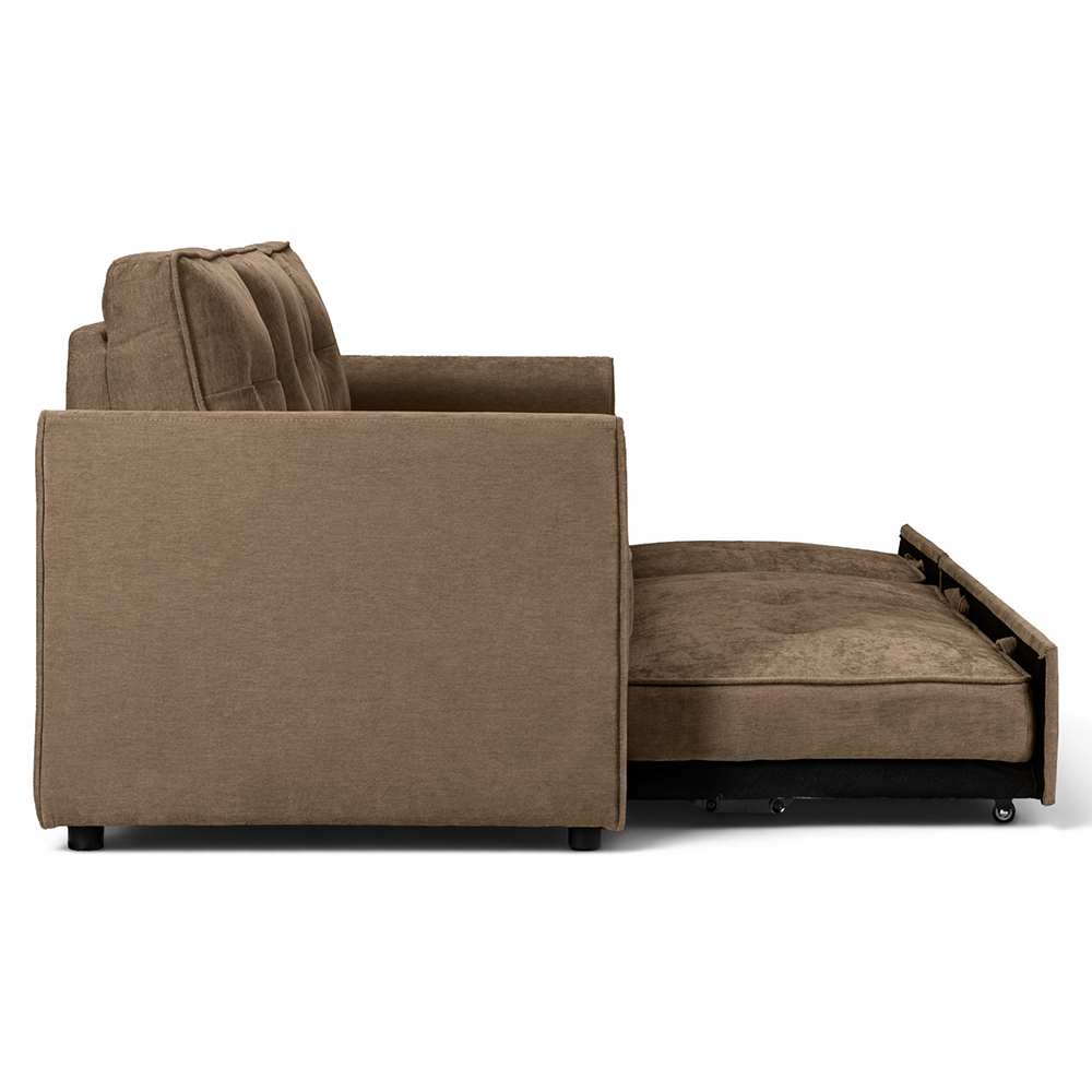 Spencer 3 Seater Pull Out Sofa Bed with Cup Holders - Image 26