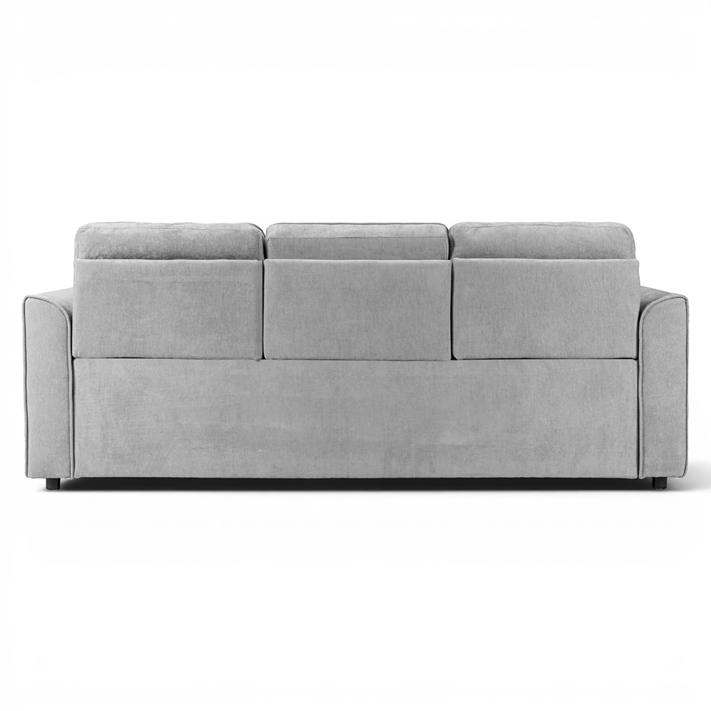 Spencer 3 Seater Pull Out Sofa Bed with Cup Holders - Image 9