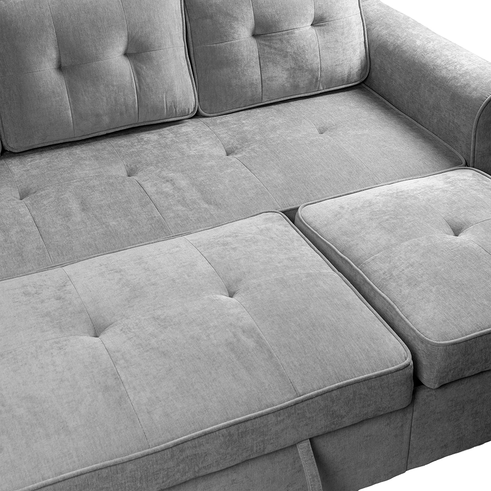 Spencer 3 Seater Pull Out Sofa Bed with Cup Holders - Image 14