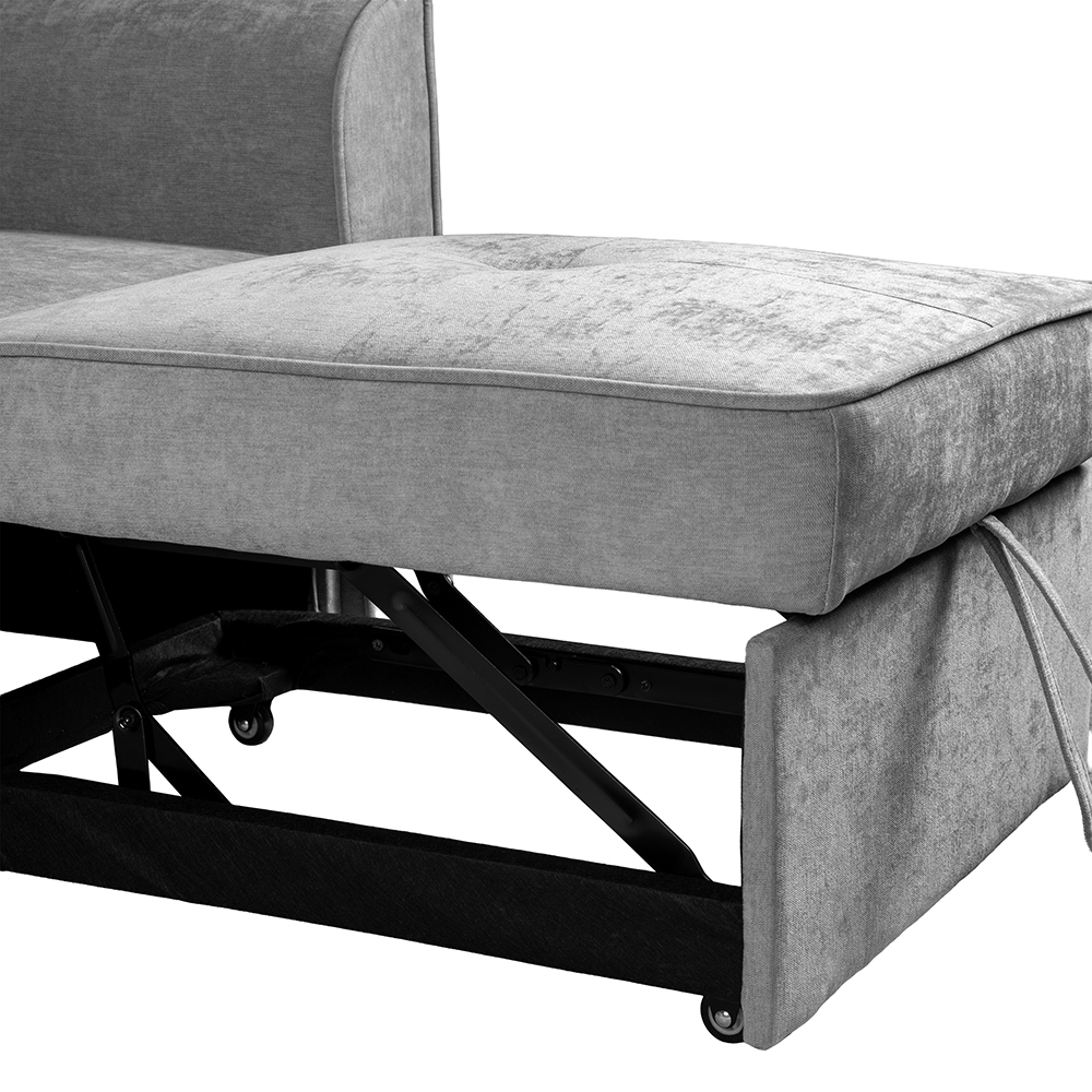 Spencer 3 Seater Pull Out Sofa Bed with Cup Holders - Image 15