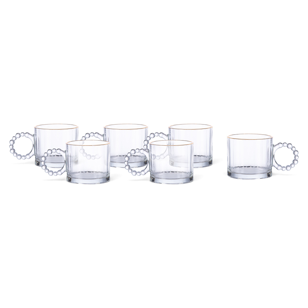 Glass Mugs (6 Pcs)