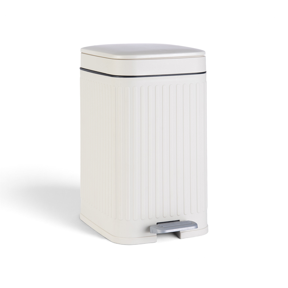 Pedal & Press Dual-Use Dustbin